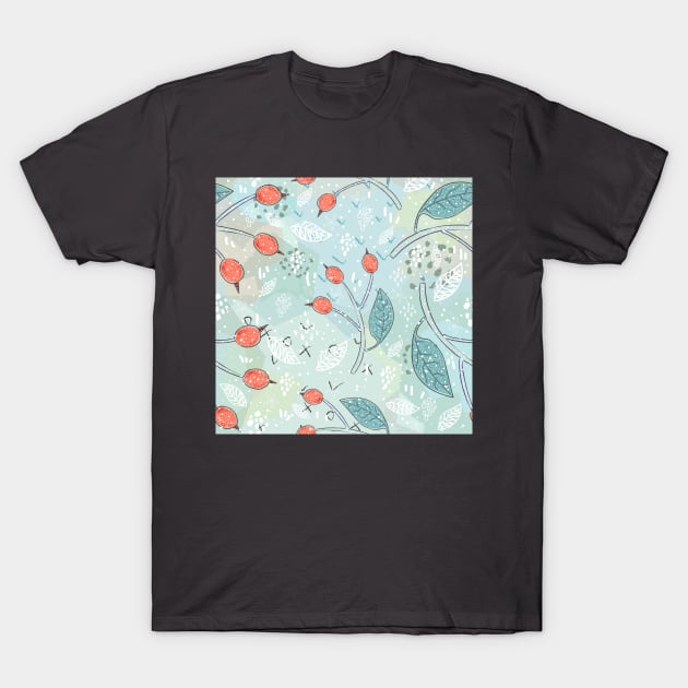 Berries T-Shirt by Kristina Stellar Scandinavian Land